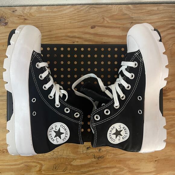 Converse Lugged 2.0 High Top Black Women’s 7.5 - Picture 9 of 14